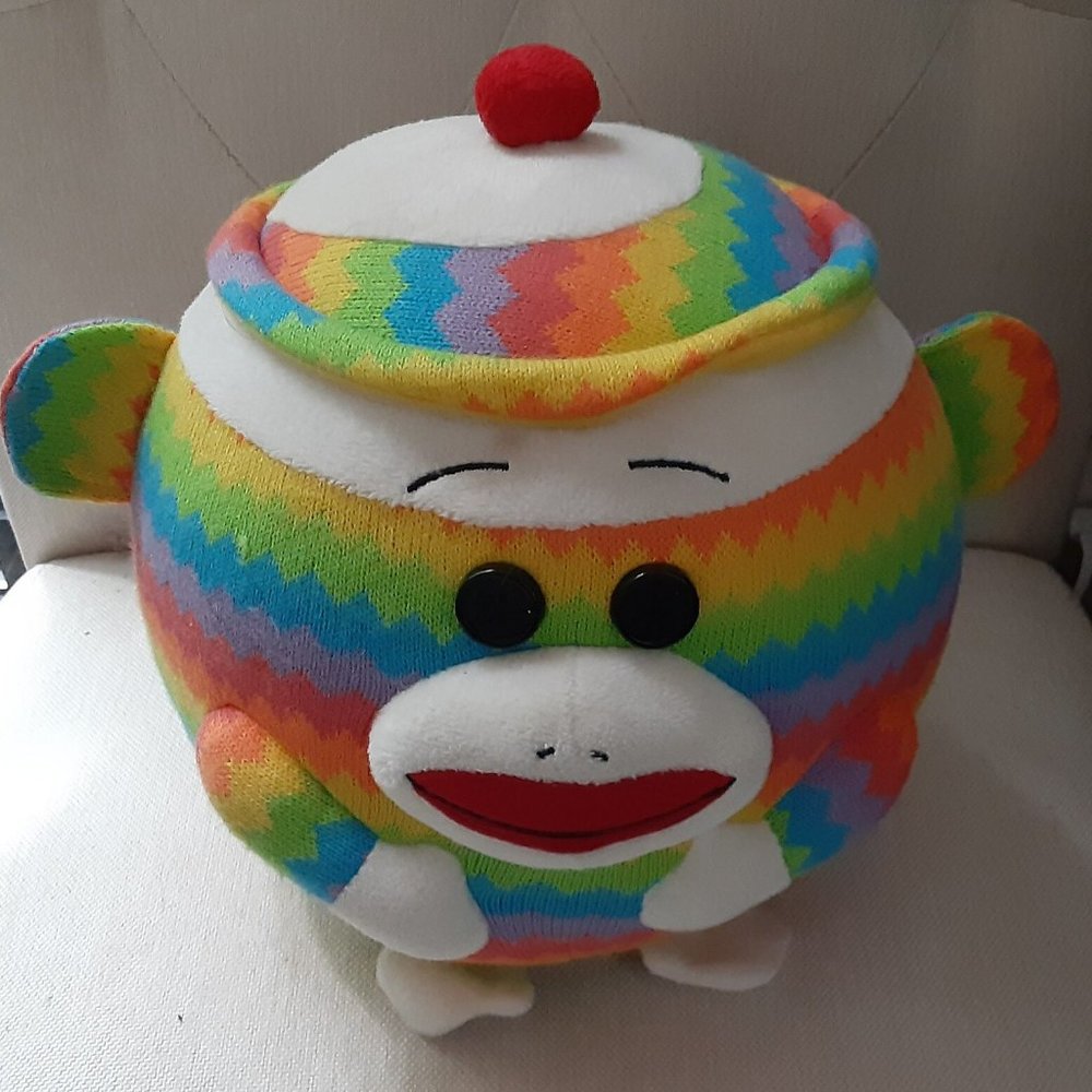 TY Beanie Ballz Sock Monkey